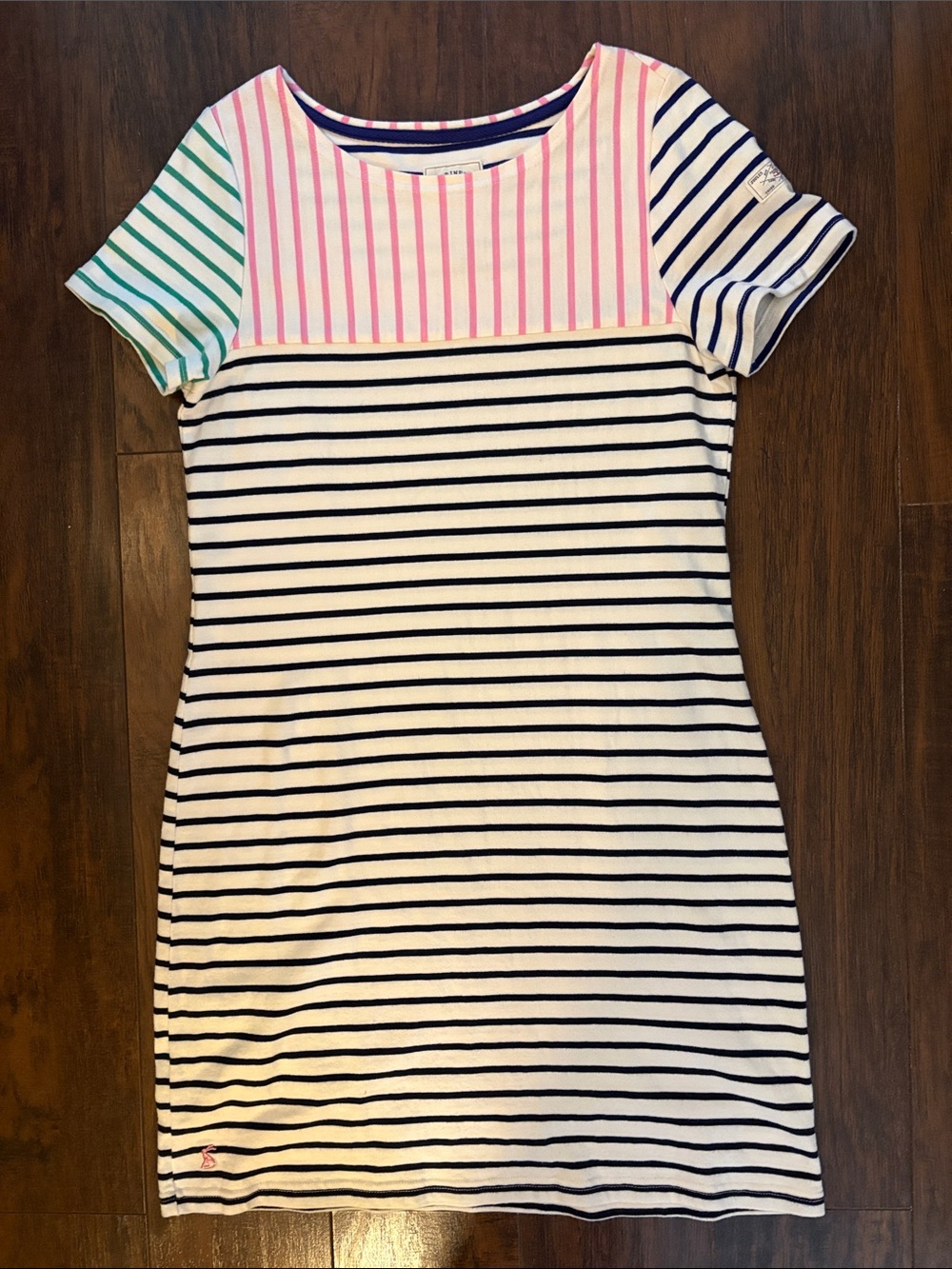 Woman’s Joules Riviera Striped Dress - EUC, size 8 (M)